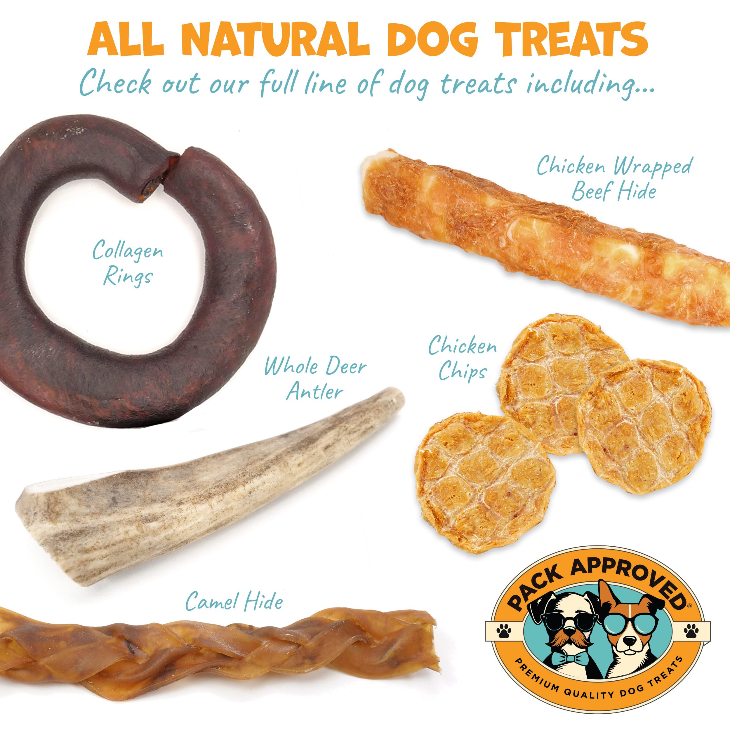 Premium Camel Skin Dog Chews for Aggressive Chewers - Natural Hypoallergenic Collagen Dental Sticks for Small & Medium Dogs - Long-Lasting Protein Treats for Teeth Cleaning & Joint Health - Perfect for Training Rewards and Anxiety Relief