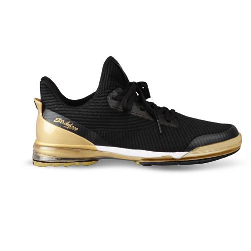 KR Strikeforce TPC Alpha Unisex Bowling Shoes for Men & Women - Black/Gold Color - Perfect for League Play & Tournament Bowling