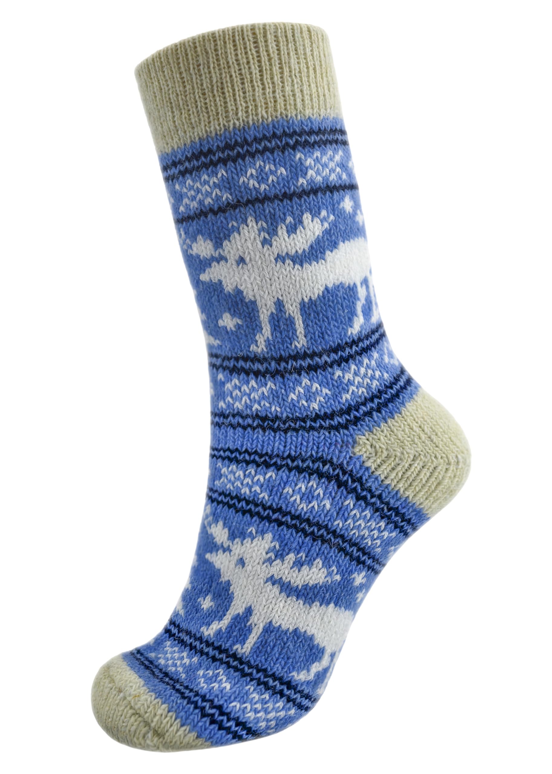 Soft Angora Wool Socks for Men & Women - Machine Washable Boiled Wool Indoor/Outdoor Socks - Perfect for Winter, Hiking & Cozy Home Wear