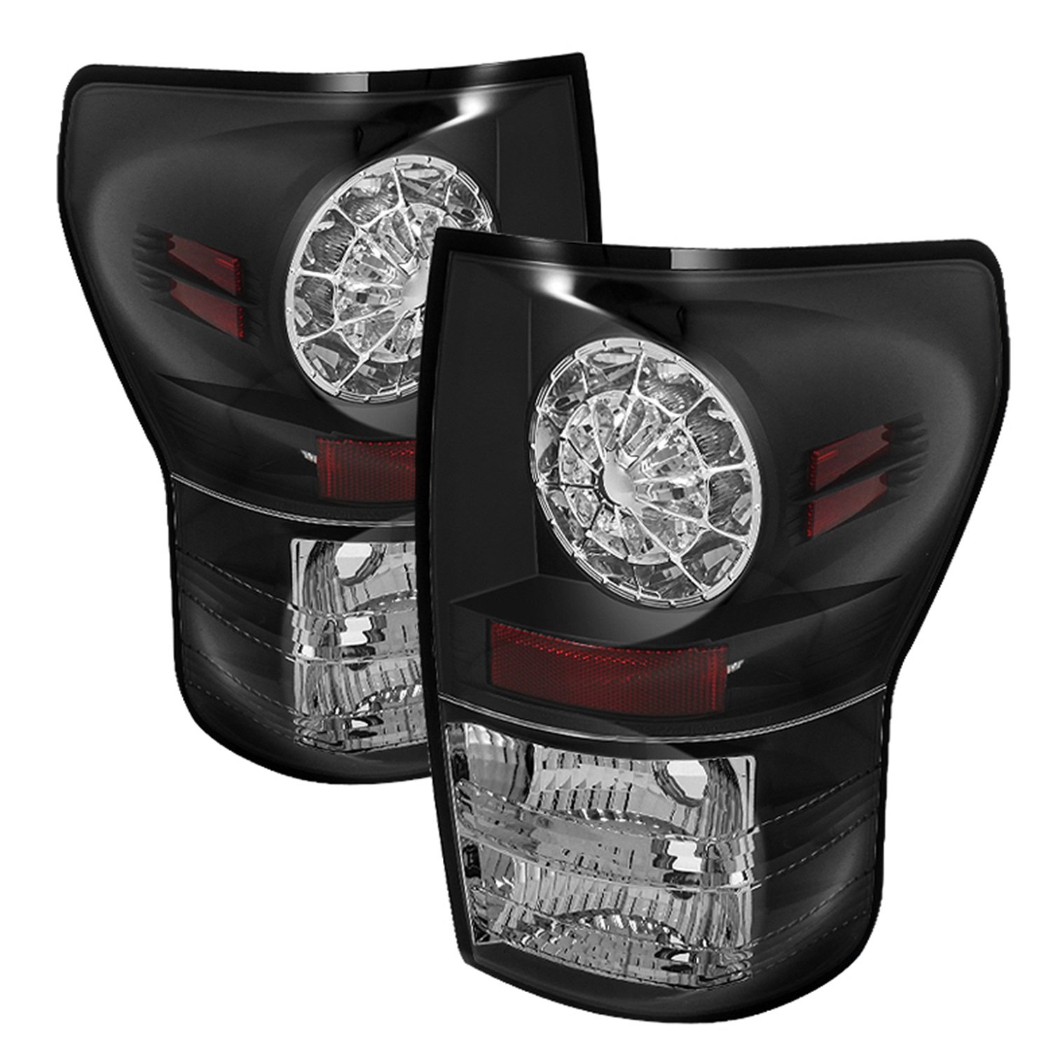 Spyder 5029584 LED Tail Lights for 2007-2013 Toyota Tundra - Black (ALT-YD-TTU07-LED-BK) | Upgrade Your Truck with Durable & Bright LED Lights for Enhanced Nighttime Safety & Style