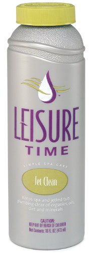 Leisure Time 45450 Jet Clean Spa and Hot Tub Cleaner - 16 fl oz | Removes Grease, Oil & Stains | Perfect for Jacuzzis, Inflatable Hot Tubs & Swim Spas