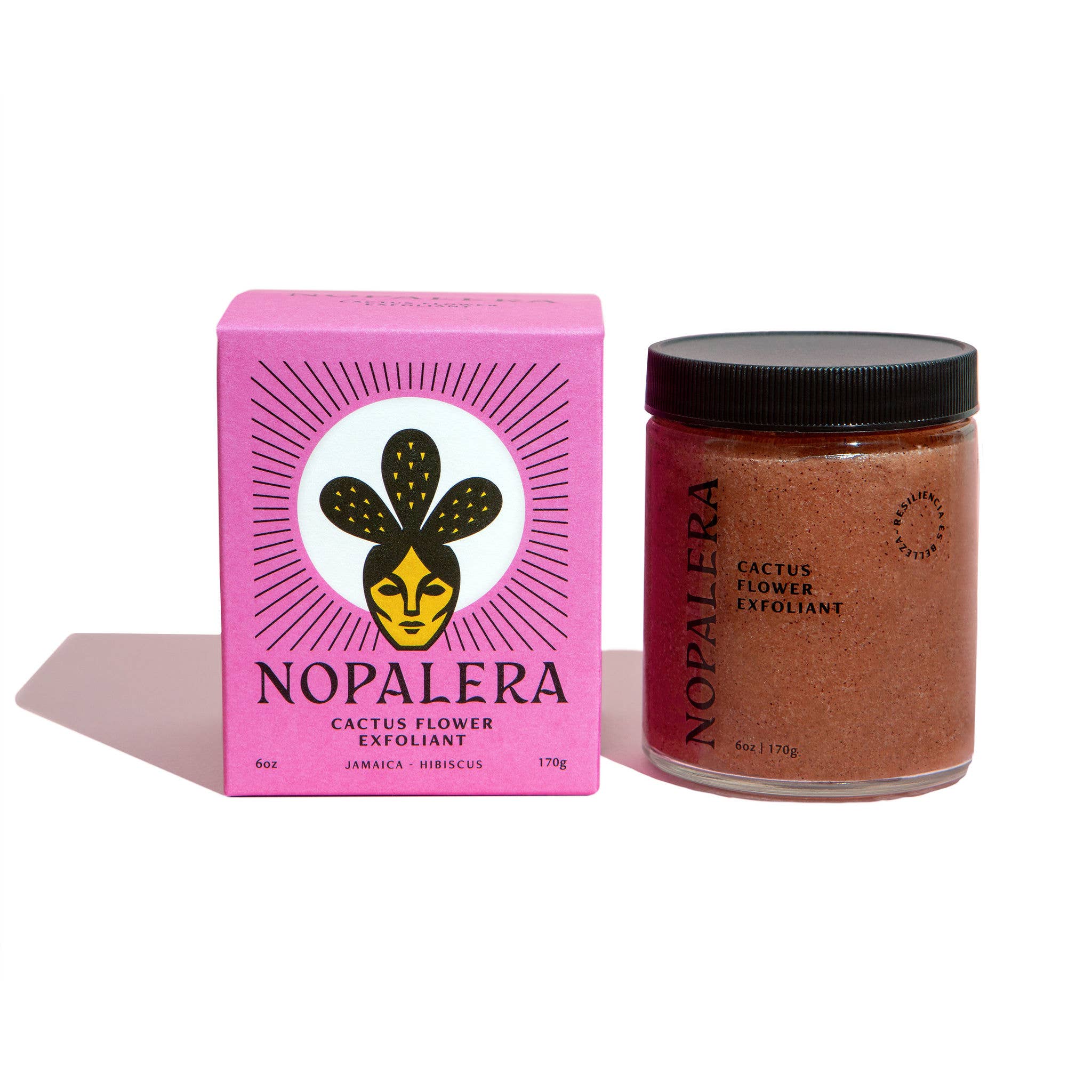 Organic Hibiscus & Cactus Flower Exfoliating Scrub for Face & Body - Natural Skincare for Dry, Sensitive Skin | Gentle Exfoliation, Brightening & Hydration | Perfect for Spa Day & Self-Care Routine