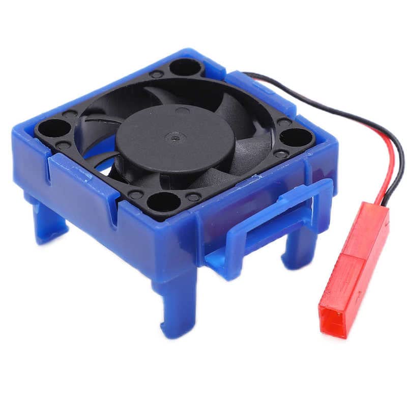 LYunce RC Motor Heatsink & Cooling Fan - High Performance Aluminum Alloy Heat Sink with Dual Ball Bearing Fan for Traxxas VXL-3S, Slash 4X4, Rustler - Perfect for Off-Road Racing, Bashing & High-Speed RC Car Cooling