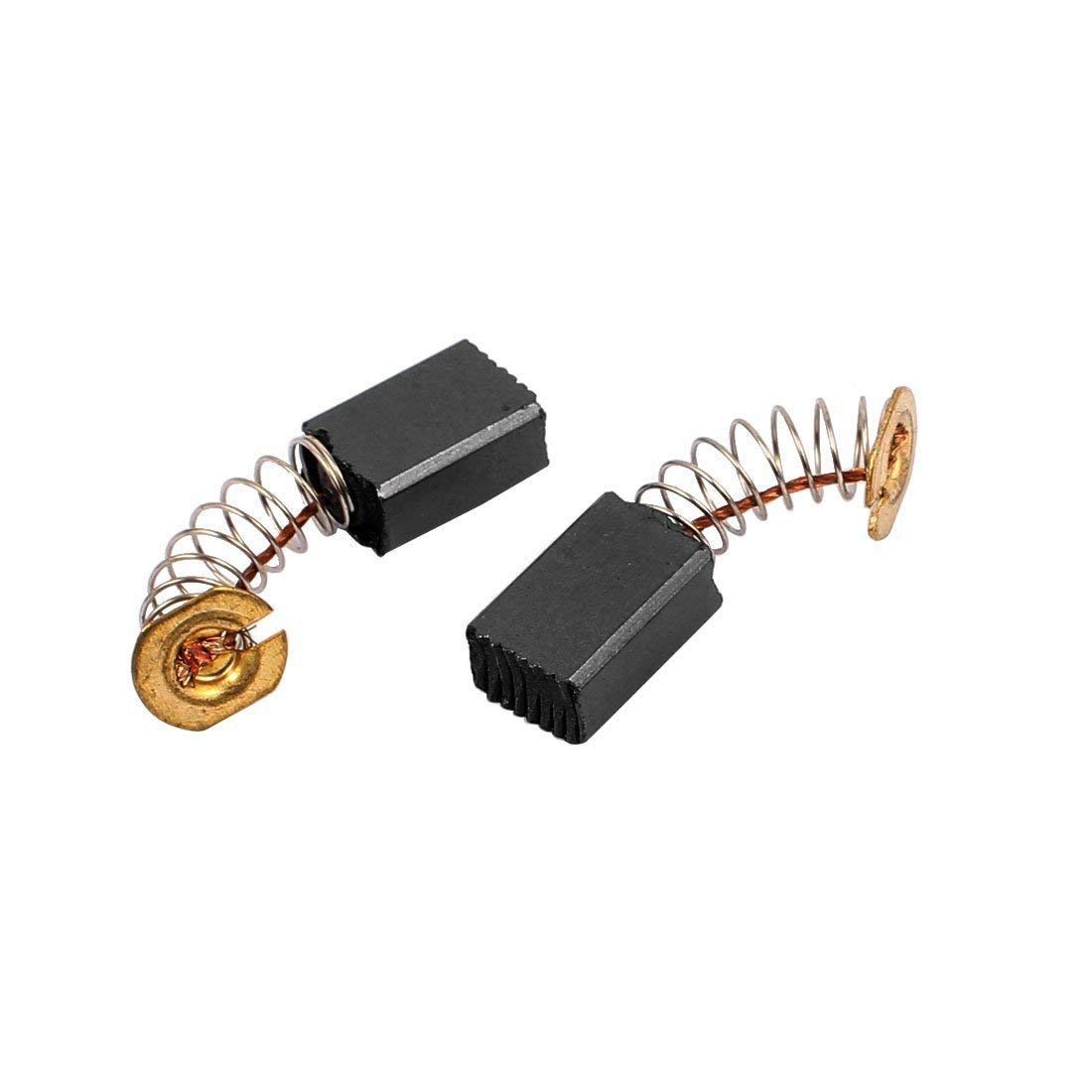 2 Pairs 12x9x6mm Carbon Brushes Replacement for Electric Tools - Compatible with Percussion Motors & Power Tools - Durable Coal Brushes for DIY Repairs & Professional Use