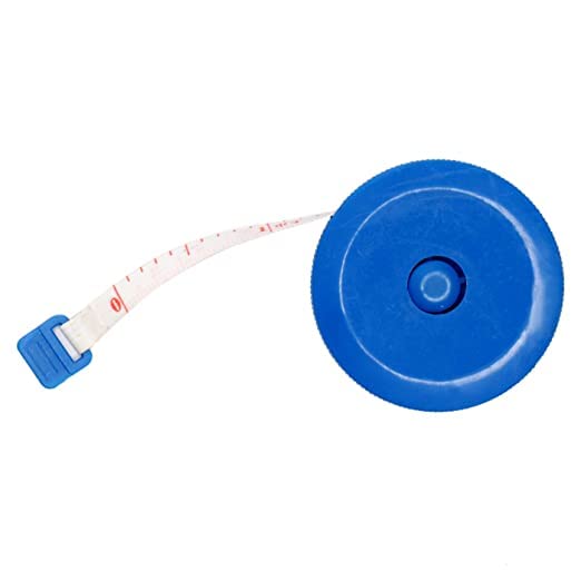 KYNA Cute Design Portable Measuring Tape - 60 Inch Retractable Tape Measure with Lock Button for Tailoring, Sewing, DIY & Home Improvement (Random Color, Pack of 1) | Perfect for Dressmaking, Crafting & Construction Projects