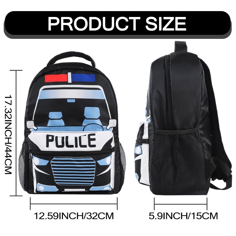 Police Car Backpack 17