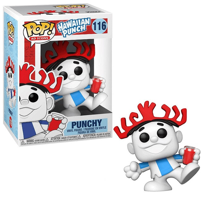 Funko Pop! Vinyl Figure - Hawaiian Punch Punchy (116) | Collectible Ad Icons Series | Perfect for Pop Culture Fans & Gift Giving