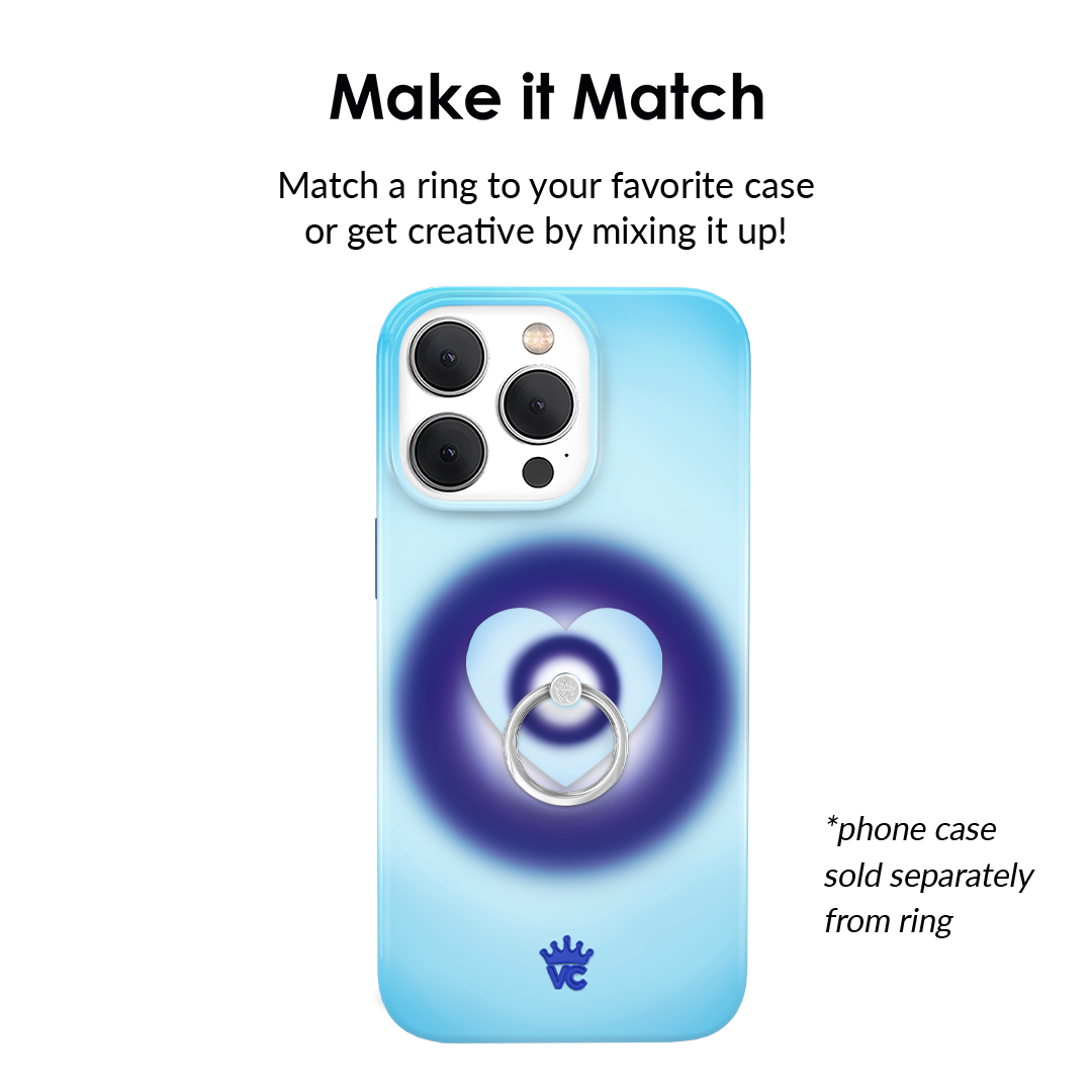 Evil Eye Aura Phone Ring Holder - Protective & Stylish Grip for iPhone, Samsung & Smartphones - Perfect for Selfies, Videos & Secure One-Handed Use
