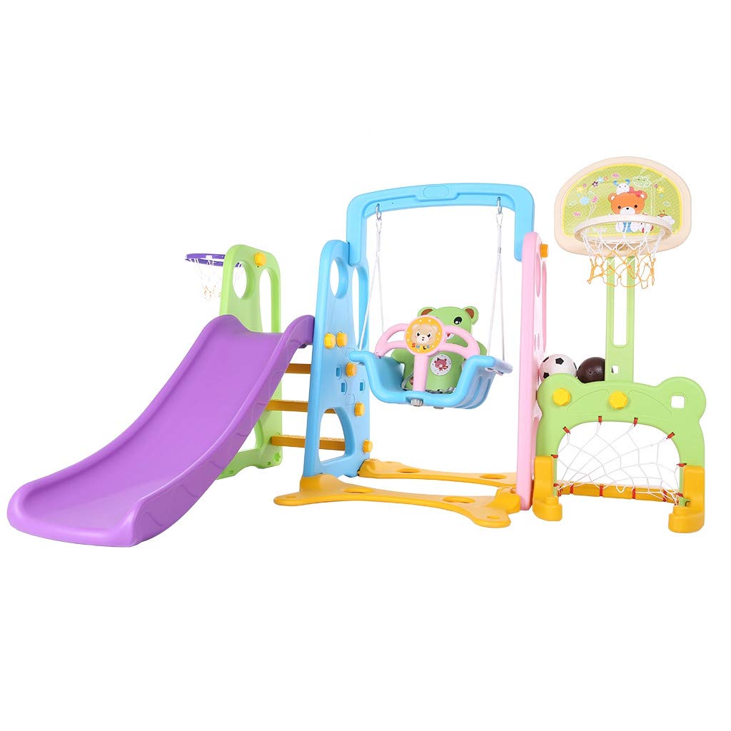Best Indoor Kids Slide - Multi-Function Folding Baby Slide with Climbing Stairs | Safe Home Play Toy for Toddlers & Children | Perfect for Playrooms, Daycares & Backyards