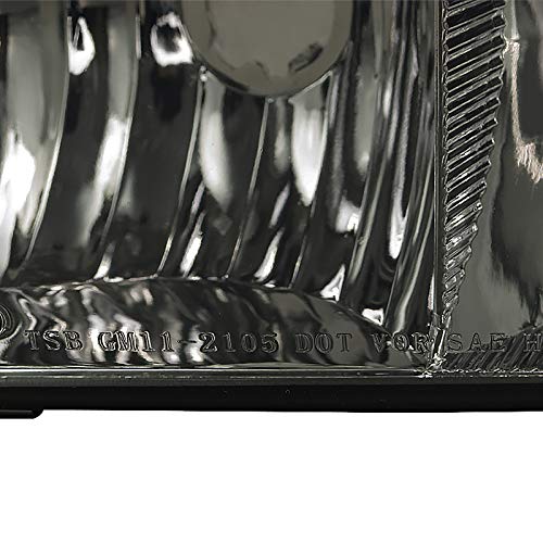 Spec-D Tuning 2LCLH-IPA91G-EU Crystal Smoke Headlights with Tinted Corner Lamps for Chevy Impala & Caprice - Upgrade Your Ride with Stylish Aftermarket Lighting (Perfect for Night Driving & Car Customization)