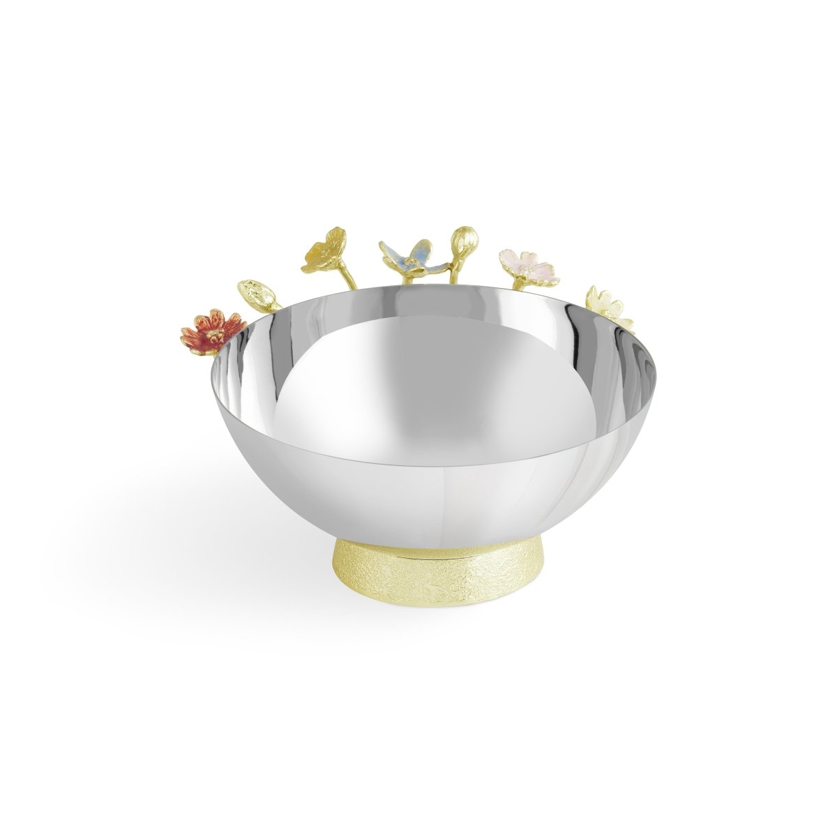 Wildflowers Small Bowl - Handmade Ceramic Decorative Bowl for Home Decor, Kitchen, Dining Table Centerpiece | Perfect for Salads, Snacks, Candies & Gift Giving