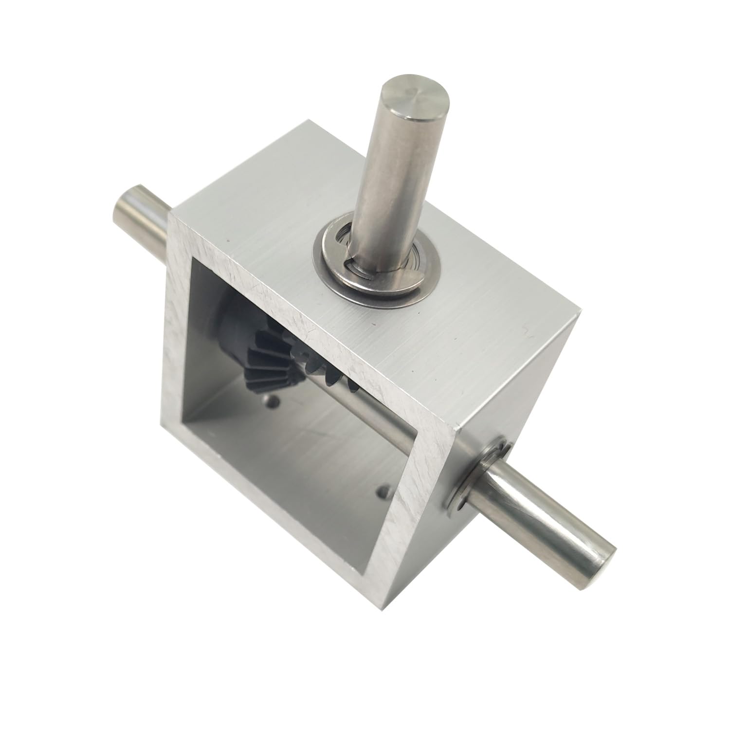 1:1 Right Angle Bevel Gearbox - 1.5 Module 20 Teeth 90° Angle Drive Steering Gear with 10mm Shaft - Perfect for DIY Robotics, RC Cars, and Mechanical Projects
