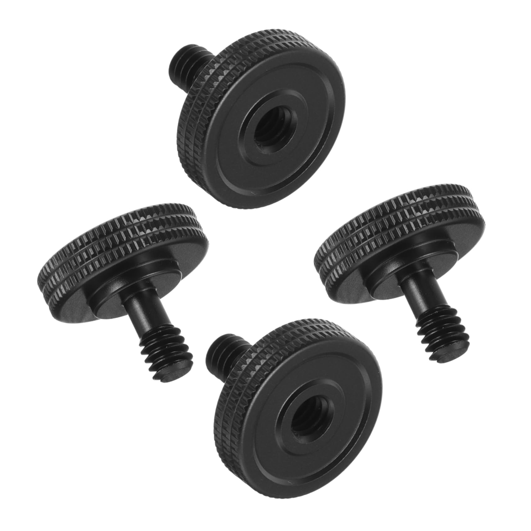 Homoyoyo 12 Pcs 1/4 Inch Camera Thumb Screws - Aluminum Alloy Quick Release Mounting Screws for DSLR Cameras, Flash & Tripod | Perfect for Photography, Videography & Studio Equipment