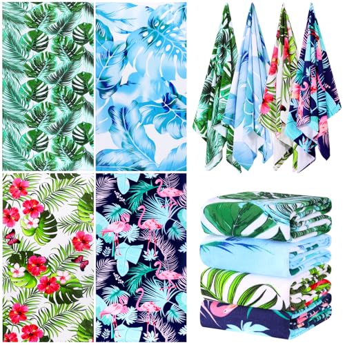 White Green Leaf Flamingo Sets