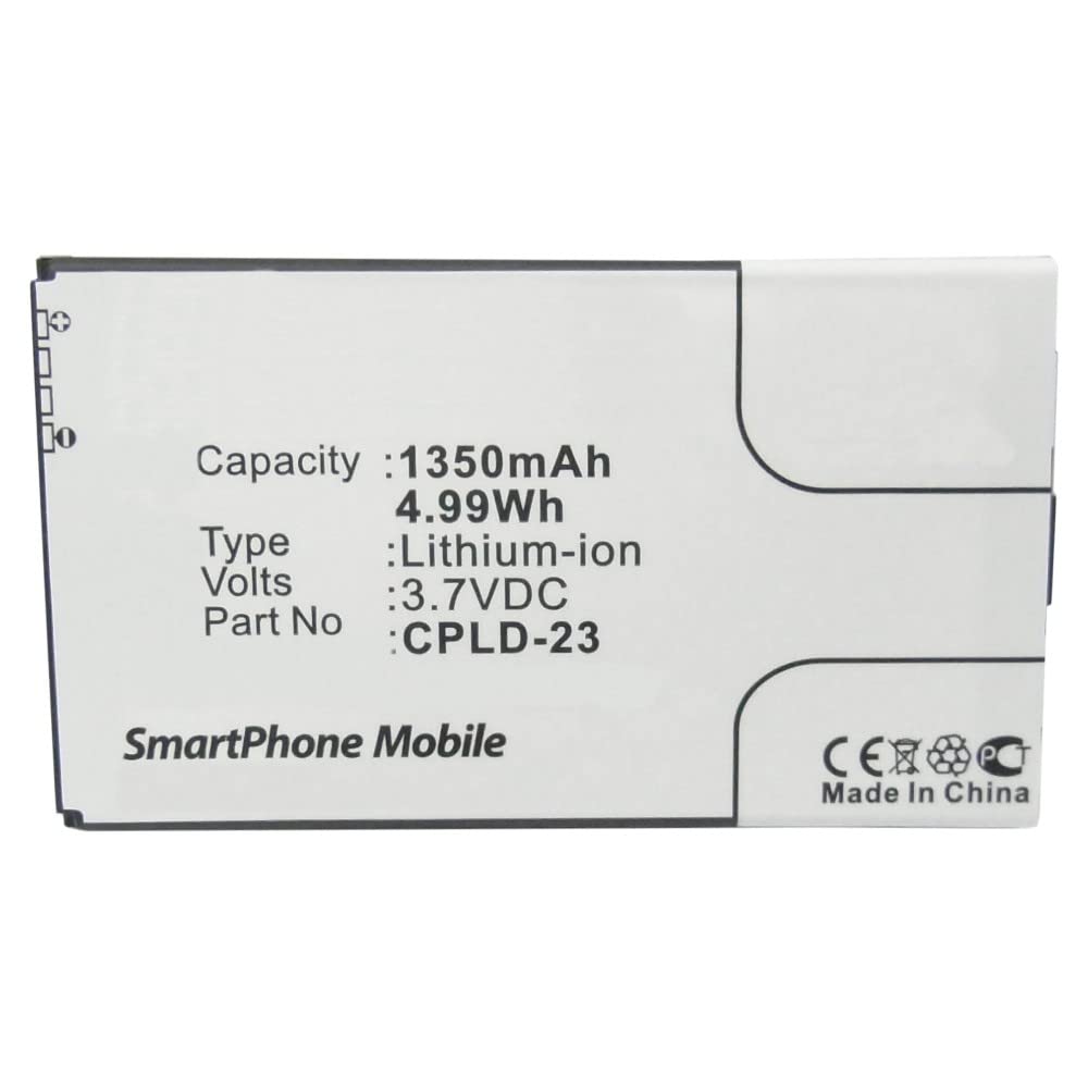 Synergy Digital Coolpad CPLD-23 Battery - 1350mAh Li-ion for Extended Use