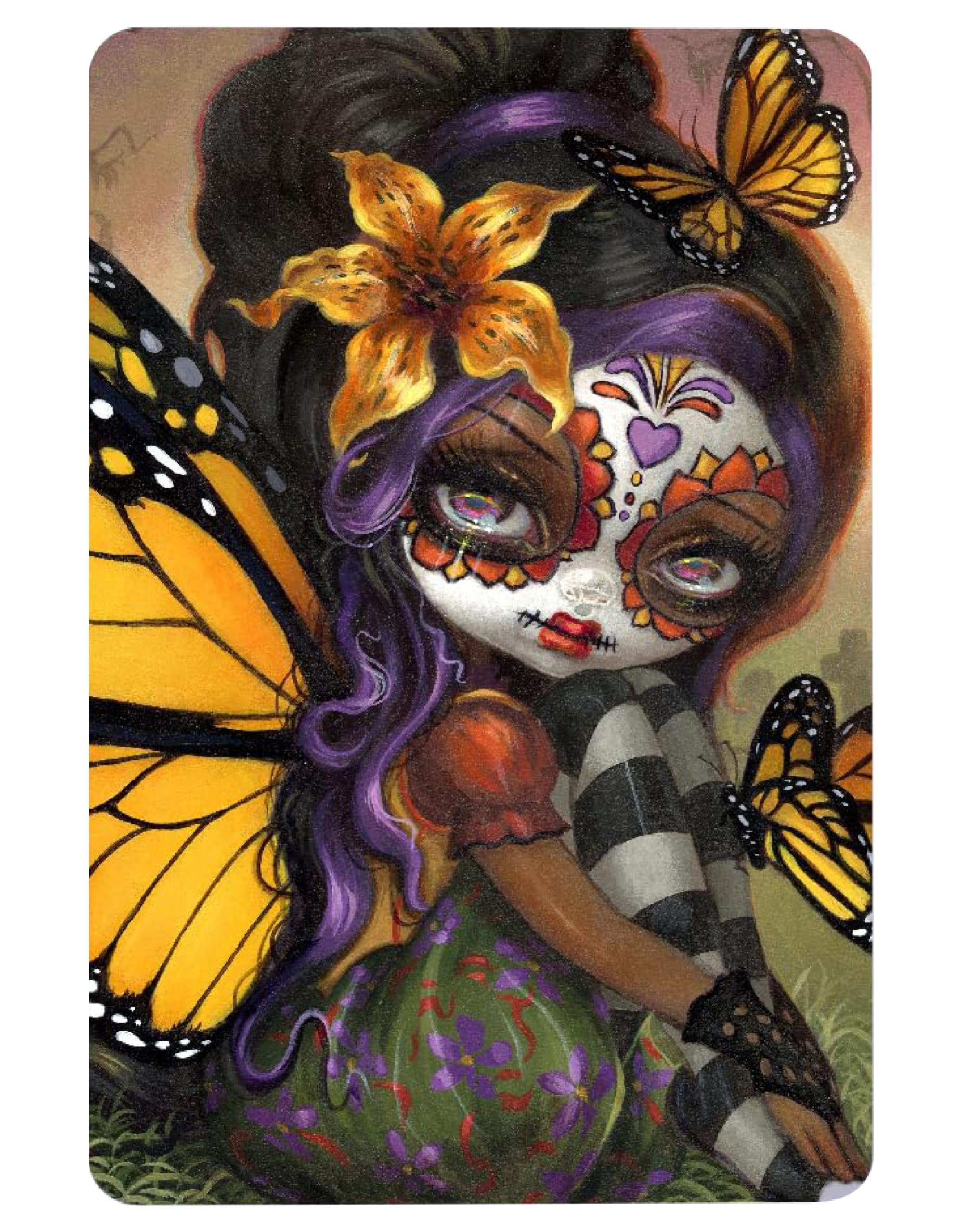 Jasmine Becket-Griffith Dia de Los Muertos Wood Magnets Set - 2