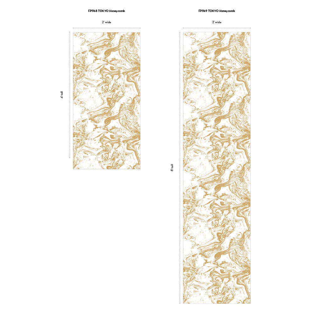 Self-Adhesive Removable Wallpaper - Tokyo Inspired Design for Bedroom, Living Room & Office Decor | Easy Peel & Stick Application