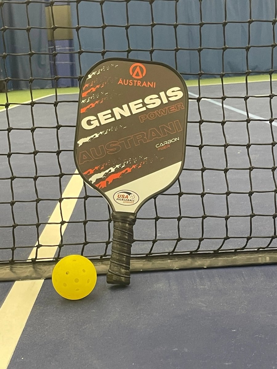 Austrani Genesis Power Pickleball Paddle - Carbon Fiber Face with Cushion Grip - USAPA Approved for Tournament Play - Perfect for Indoor/Outdoor Courts & Competitive Matches