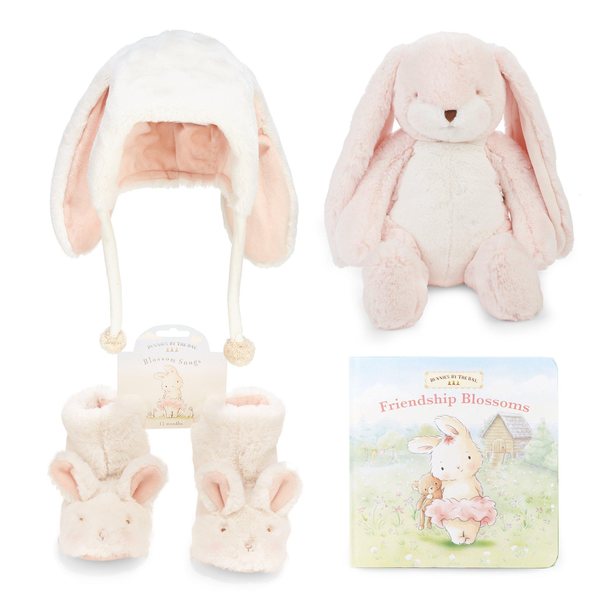 Just Like Blossom Bunny Gift Set - Premium Plush Toy & Accessories for Easter, Baby Shower & Birthday Gifts | Perfect for Kids, Collectors & Home Decor