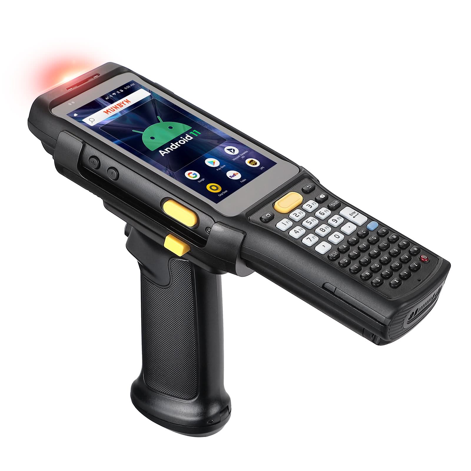 MUNBYN 088P Android 11 Handheld PDA with Zebra 4850 Barcode Scanner - Inventory Management, Warehouse & Retail Use