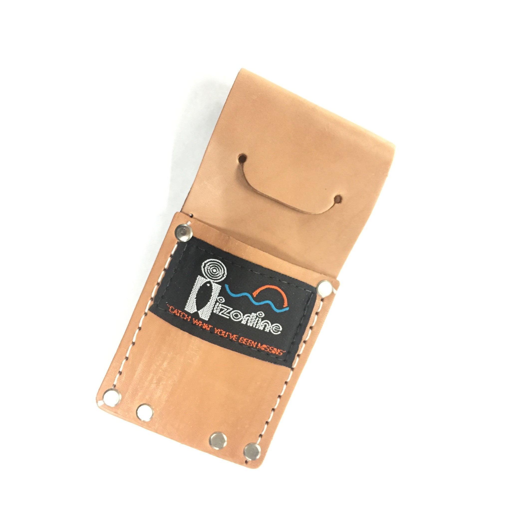 Izorline L 787 Leather Plier Sheath - Durable Fishing Tool Holder for Saltwater & Freshwater Anglers - Perfect for Fly Fishing, Bass Fishing, and Boat Use