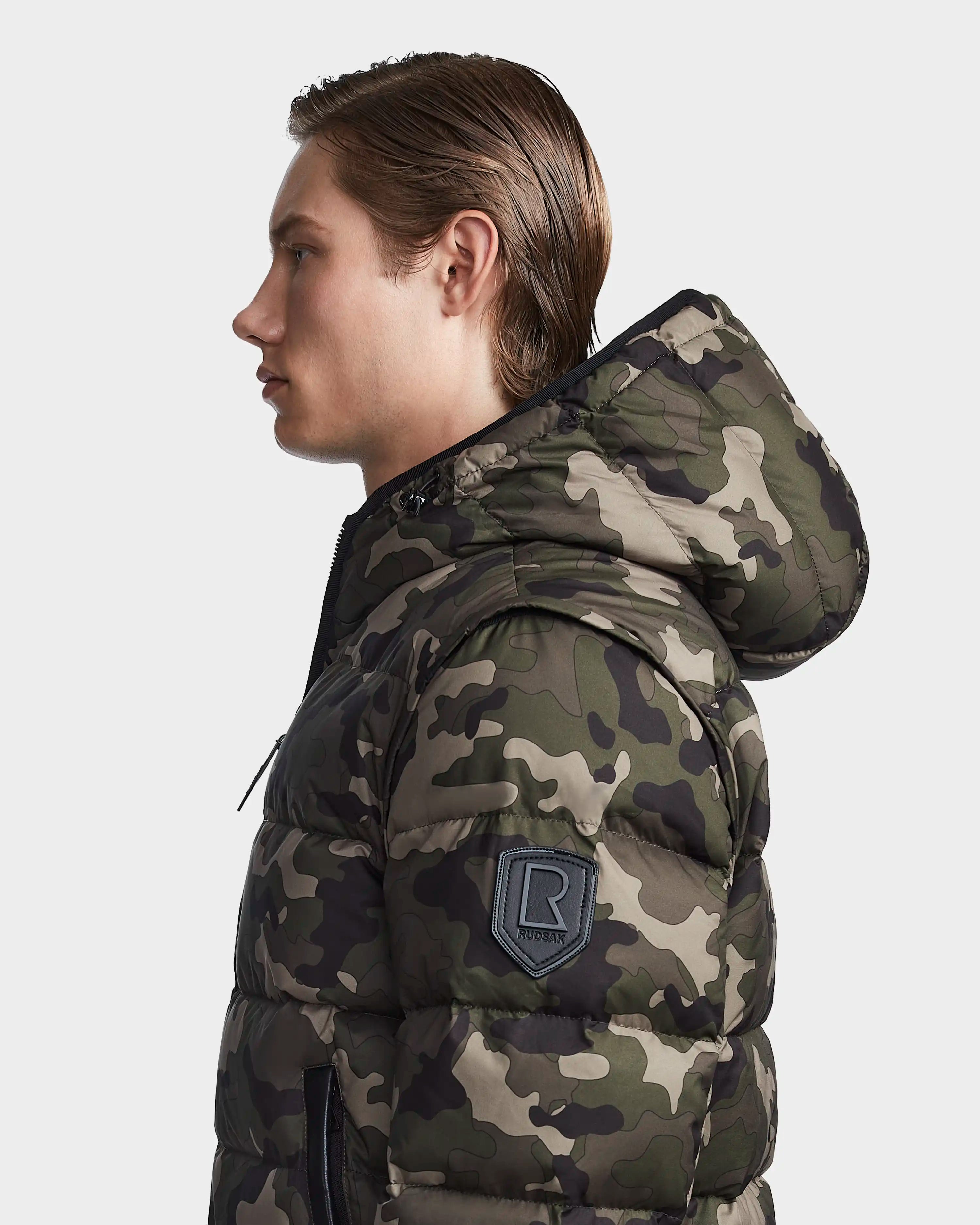 DEMIAN M R M123504 Camouflage Hunting Jacket - Waterproof & Windproof Outdoor Gear for Men - Perfect for Hunting, Hiking, and Camping Adventures