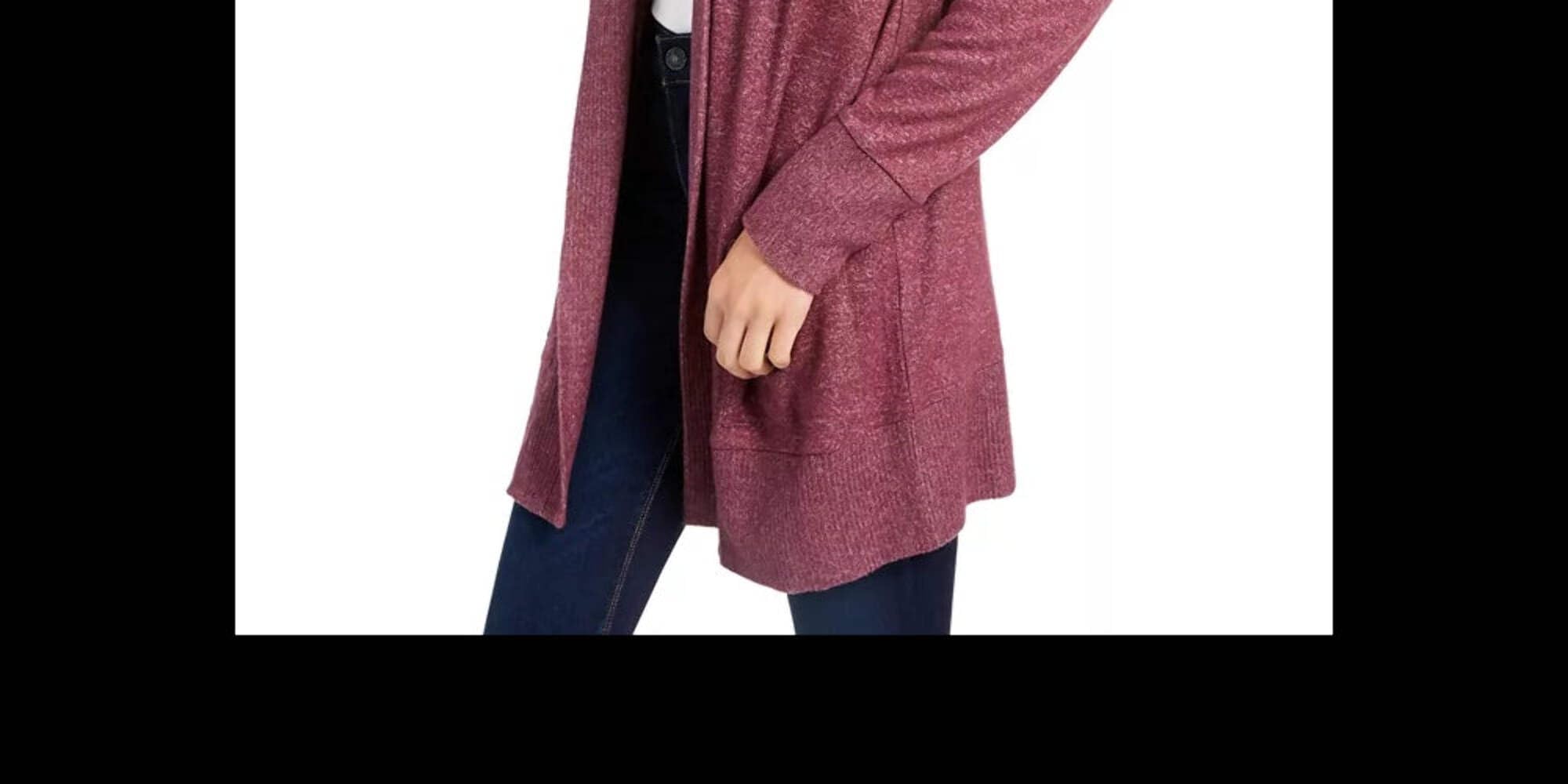 Juniors' Cozy Cardigan Sweater - Soft Purple Knitwear for Girls (Size XS) | Perfect for School, Casual Wear & Layering Outfits