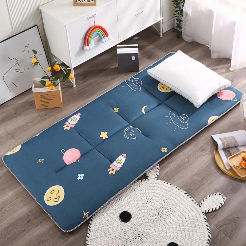 Japanese Floor Futon Mattress - Foldable Tatami Mat for Camping, Kids Bed, Lounger & Guest Bed - Twin Size 0.9x2m (Type B) | Portable Floor Sleeping Pad for Home, Travel & Outdoor Use