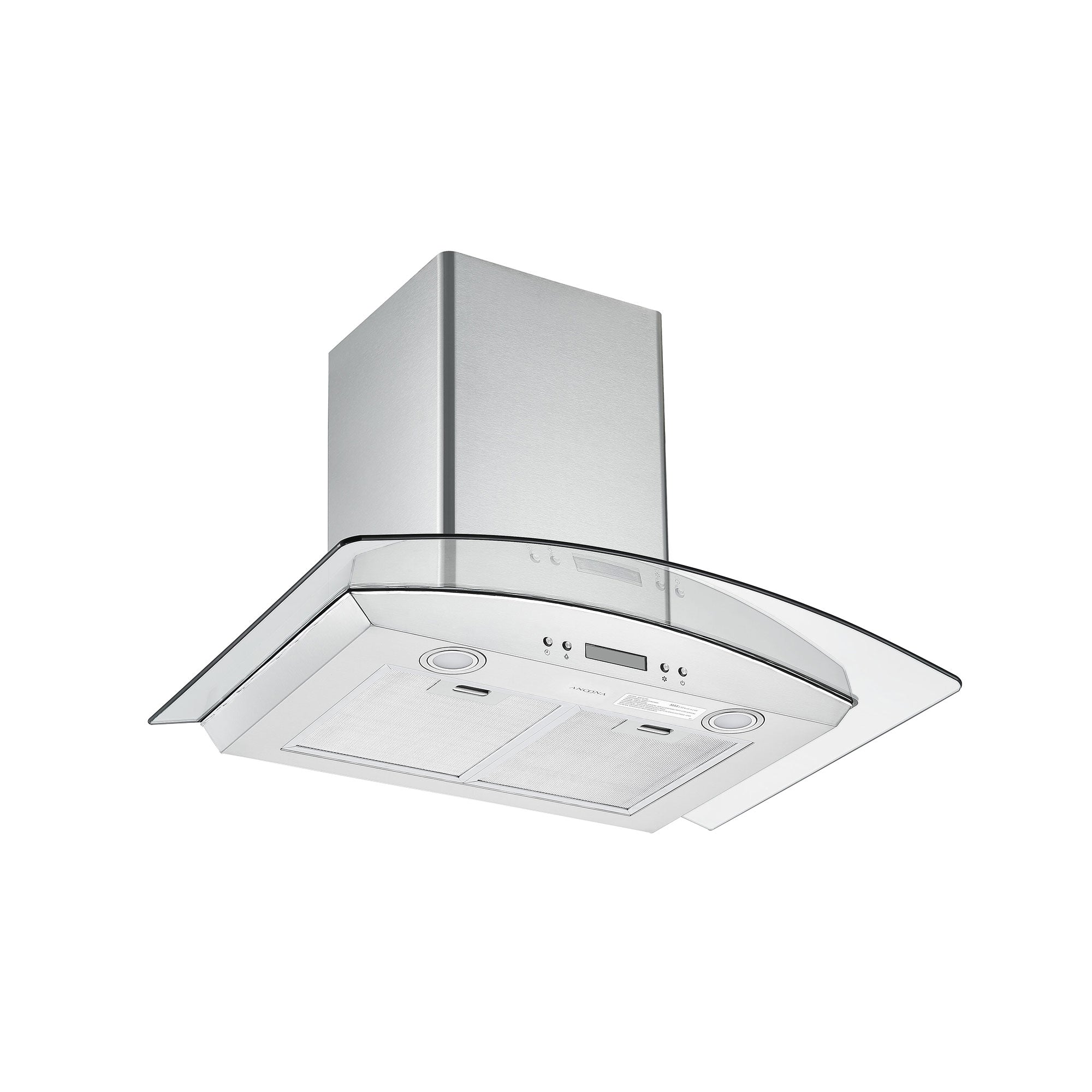 GCHD430 30-Inch Stainless Steel Glass Canopy Range Hood - Powerful Kitchen Ventilation for Smoke & Odor Removal - Perfect for Modern Homes & Restaurants