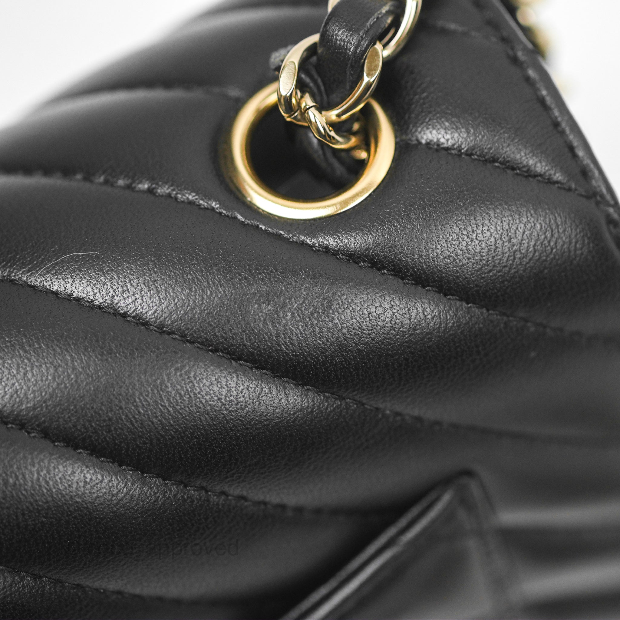 Chanel Chevron Mini Rectangular Flap Bag in Black Lambskin Leather with Gold Hardware - Luxury Crossbody Purse for Women, Perfect for Evening Events & Date Nights