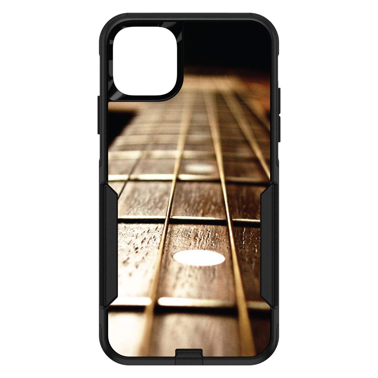 DistinctInk Custom Skin Decal for OtterBox Commuter Case iPhone 11 Pro Max (6.5 Inch) - Guitar Strings Design | Protective Vinyl Sticker | Perfect for Music Lovers & Personalization
