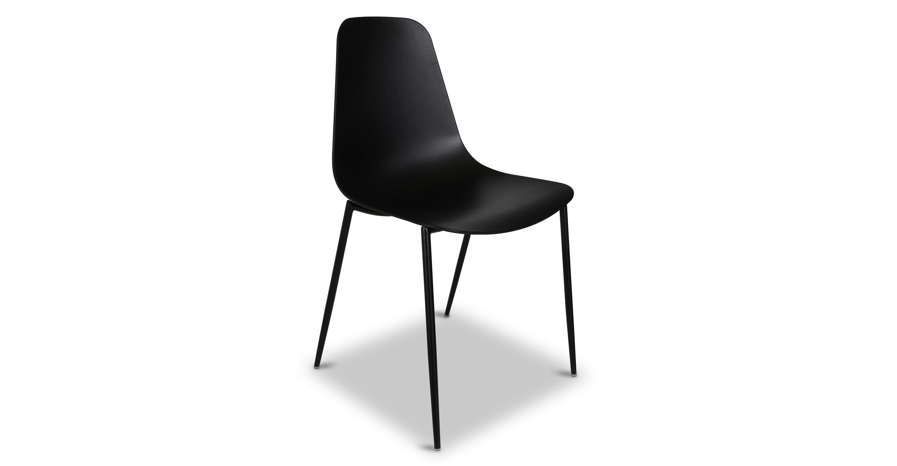Isla Dining Chair - Modern Wooden Dining Room Chairs Set of 2, Comfortable Upholstered Seat with Sturdy Metal Legs - Perfect for Kitchen, Dining Room, Breakfast Nook & Home Decor