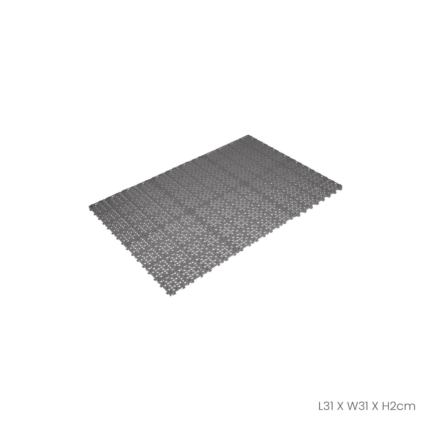 6-Pack Non-Slip Square Dot Bathroom Mats - Anti-Skid Shower Floor Mat for Bath Tub, Kitchen & Laundry Room - 640 6 (16