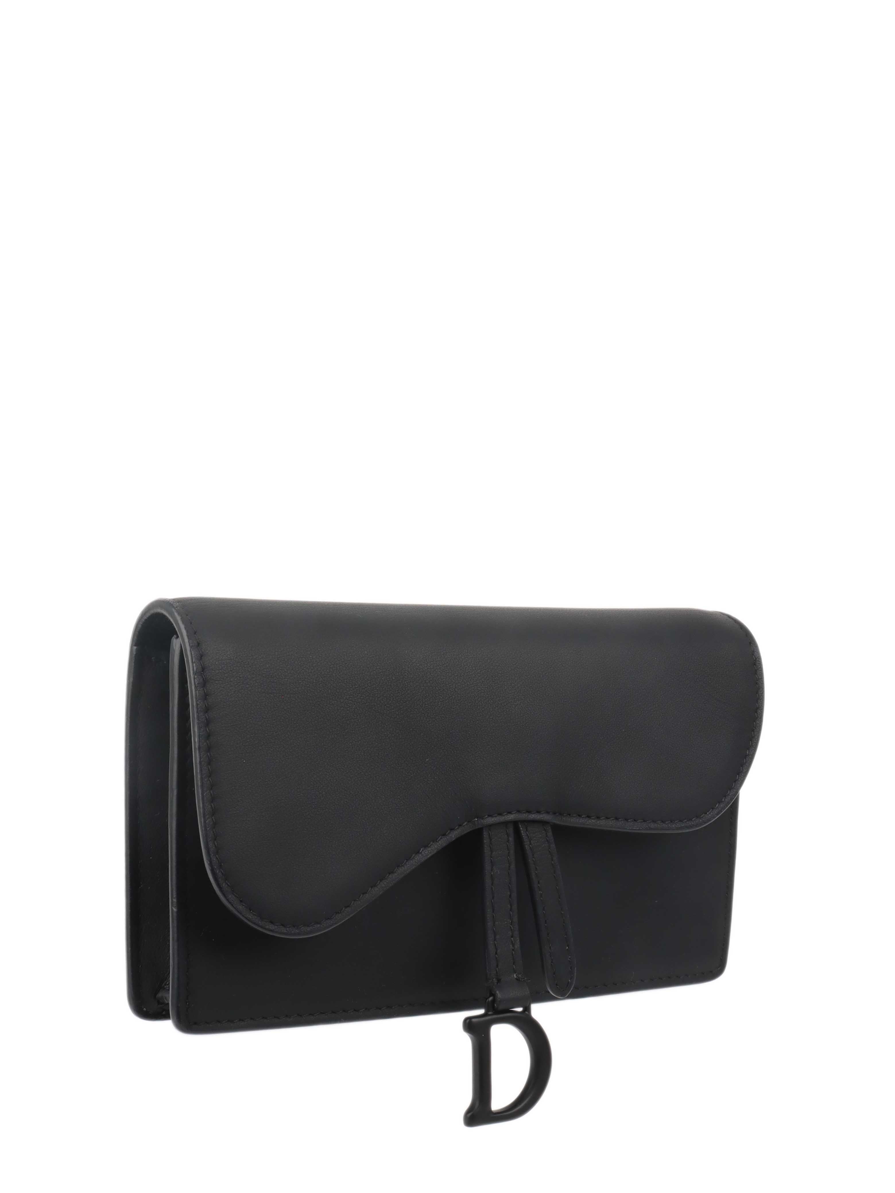 Dior Black Saddle Belt Pouch - Luxury Crossbody Bag for Women | Fashionable Waist Bag & Shoulder Bag for Daily Use, Travel & Parties