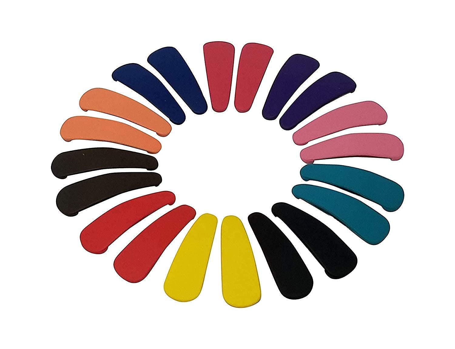 DEXO Tic-Tac Hair Clips for Baby, Girls & Women - 24-Piece Multi-Color Hair Styling Clips Set - Perfect for School, Parties & Everyday Hairstyles