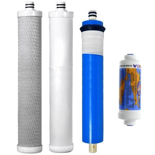 4 Pack CFS Water Filter Cartridges for LC-50 & AC-50 Models – 5 Micron Whole House Replacement Filter – Eliminates Bad Taste & Odor – Perfect for Home, Office, and RV Water Filtration Systems
