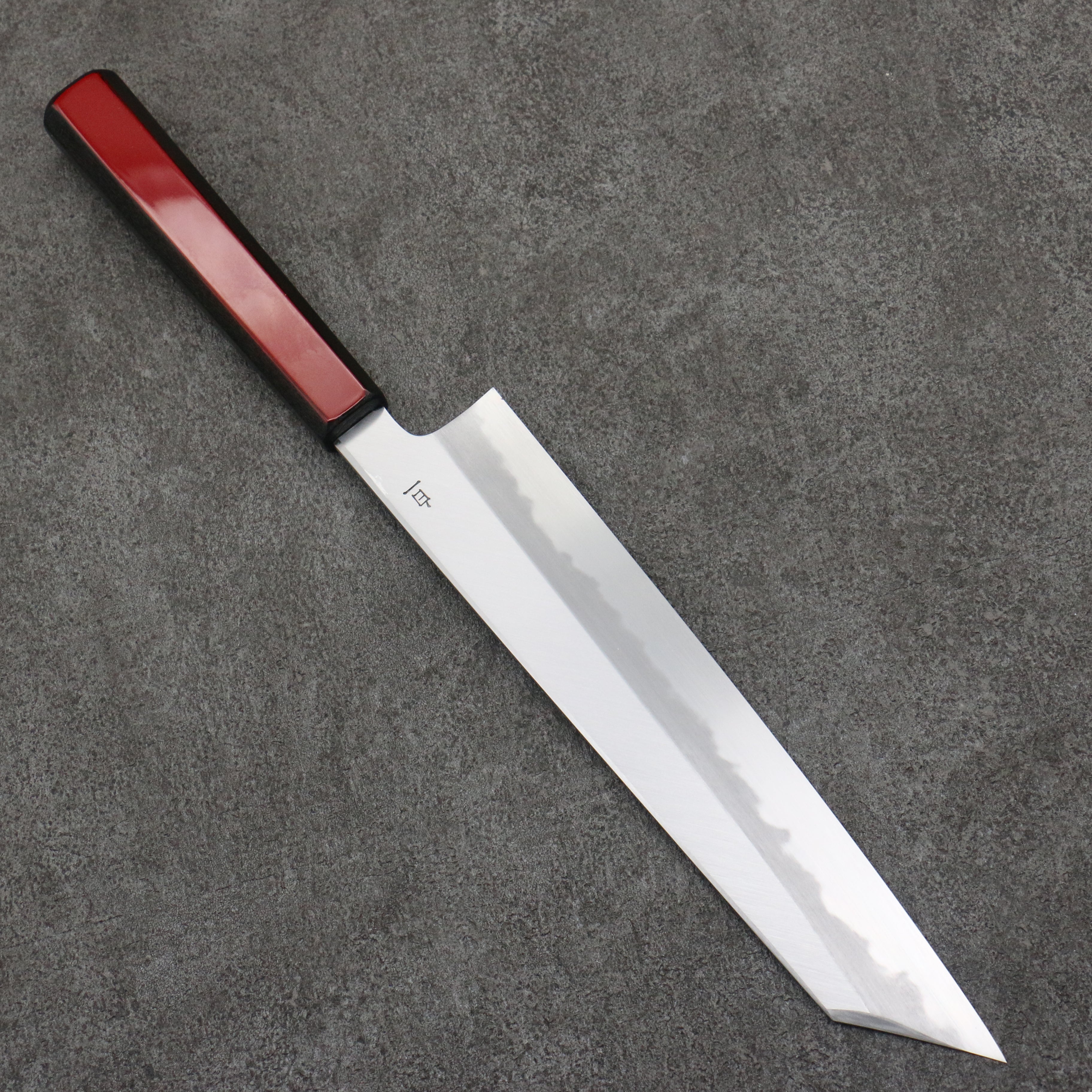 Premium Kagekiyo White Steel No.1 Kiritsuke Gyuto Japanese Chef Knife 240mm with Akaro Lacquered Magnolia Handle - Perfect for Sushi, Sashimi & Precision Cutting