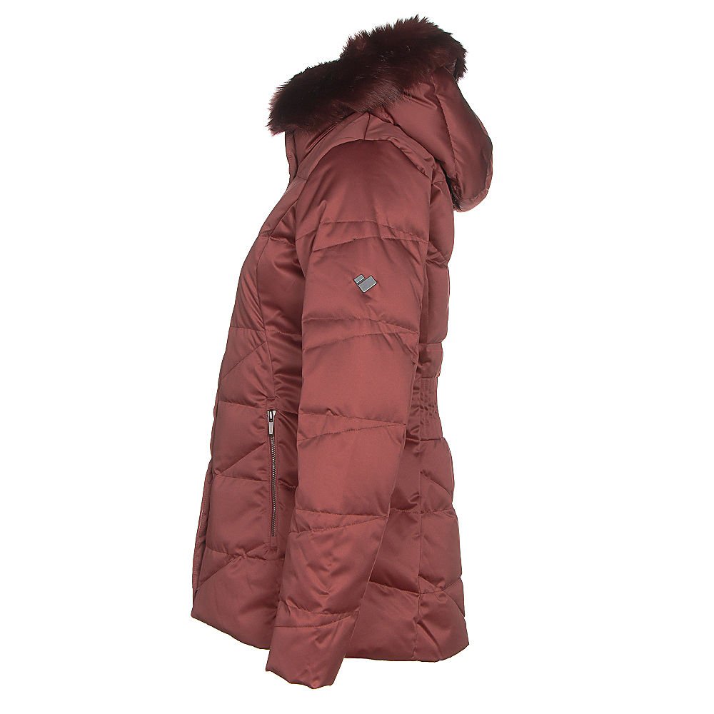 Obermeyer Women's Bombshell Down Parka - Copper Beach - Size 8 Regular - Warm Winter Coat for Outdoor Activities & Cold Weather