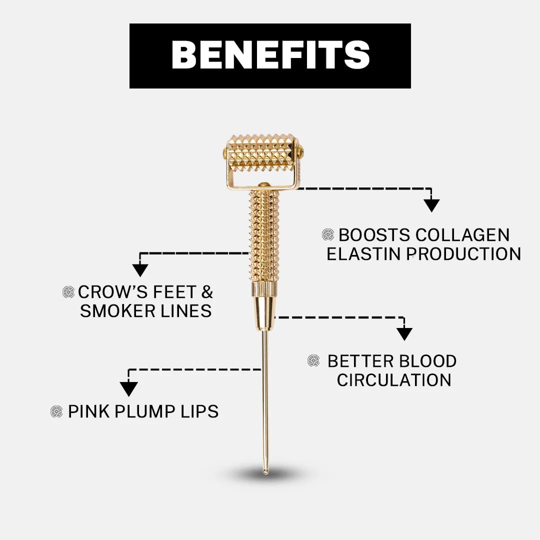 ACM Beauty Collagen Face Roller for Skin Tightening & Anti-Aging - Facial Massage Tool to Reduce Wrinkles & Puffiness | Perfect for Home Spa & Skincare Routine