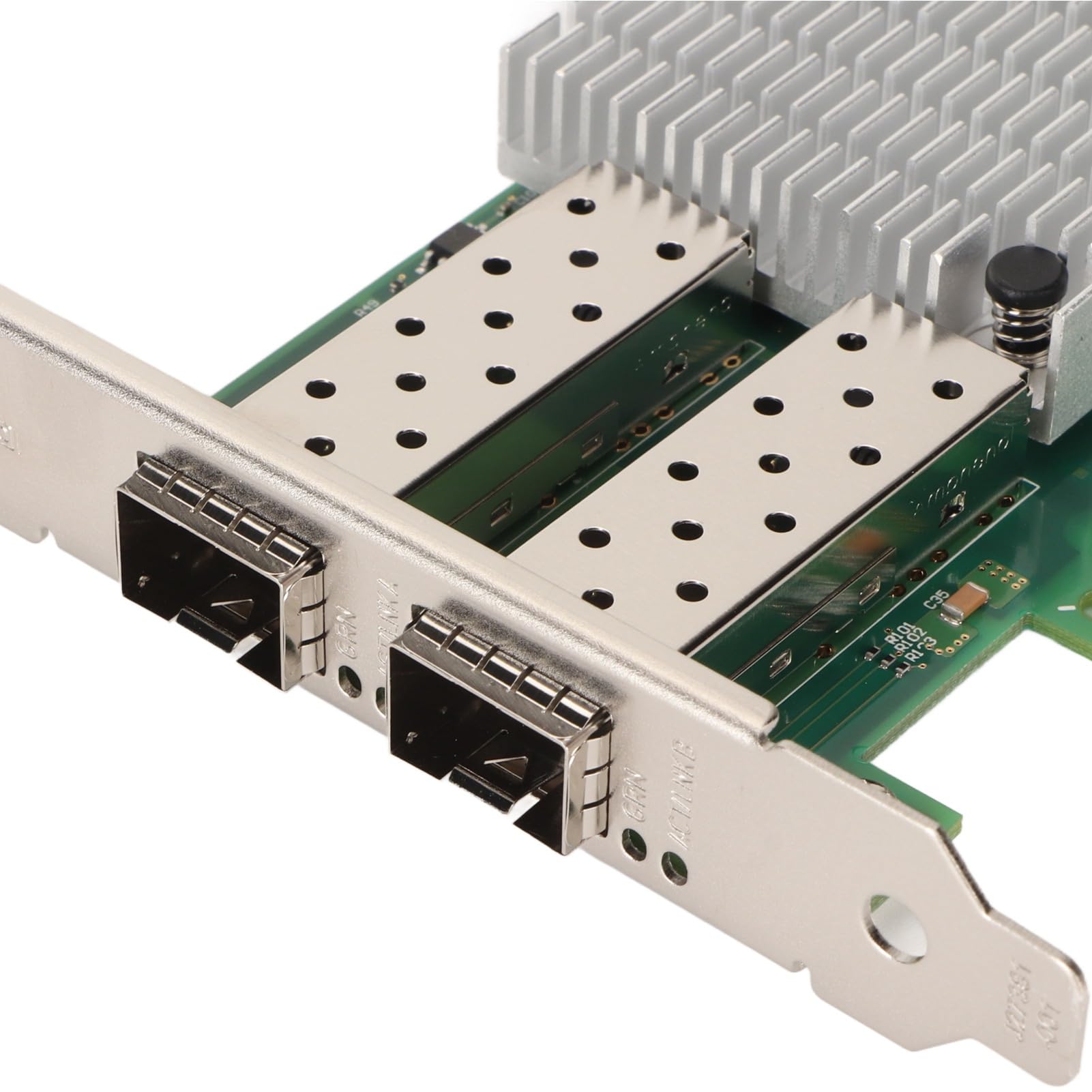 10Gb Ethernet NIC Network Card - Dual SFP Ports, 82599ES Controller, PCIe Hot Swappable for X520 DA2 E10G42BTDA | High-Speed Server & PC Network Adapter for Data Centers, Cloud Computing & Enterprise Networking