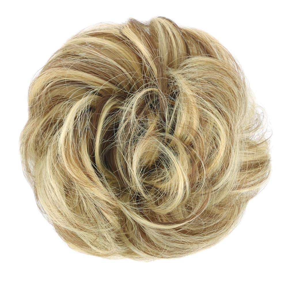 Curly Synthetic Messy Hair Bun Hair Scrunchies Extension - Perfect for Messy Bun Hairstyles, Ponytail Accessories & Everyday Hair Styling