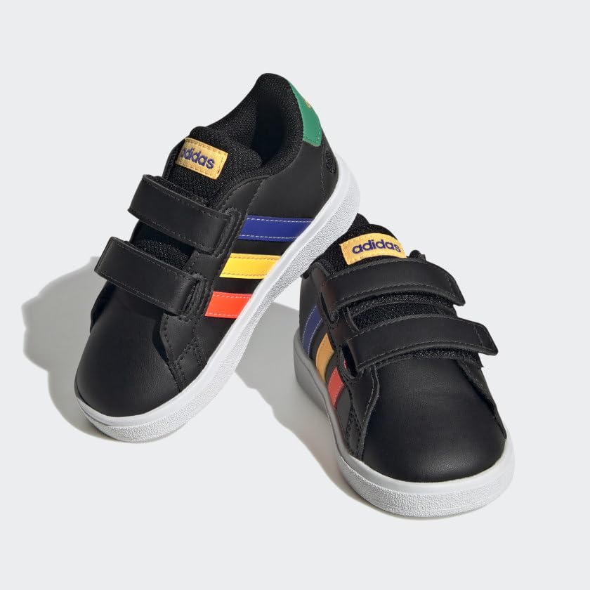 Adidas Unisex Baby Grand Court 2.0 CF I Shoes - Comfortable Sneakers for Toddlers & Infants - Perfect for Playtime, Walks & Everyday Wear