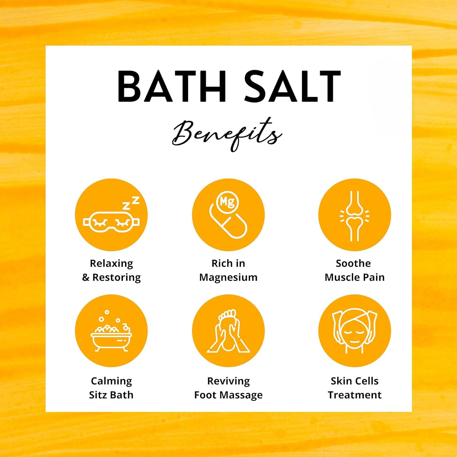 Organic Green Tea, Lavender, Orange & Peppermint Bath Salt Combo - 4 Pack (100g Each Jar) for Relaxation, Aromatherapy & Spa Treatment at Home