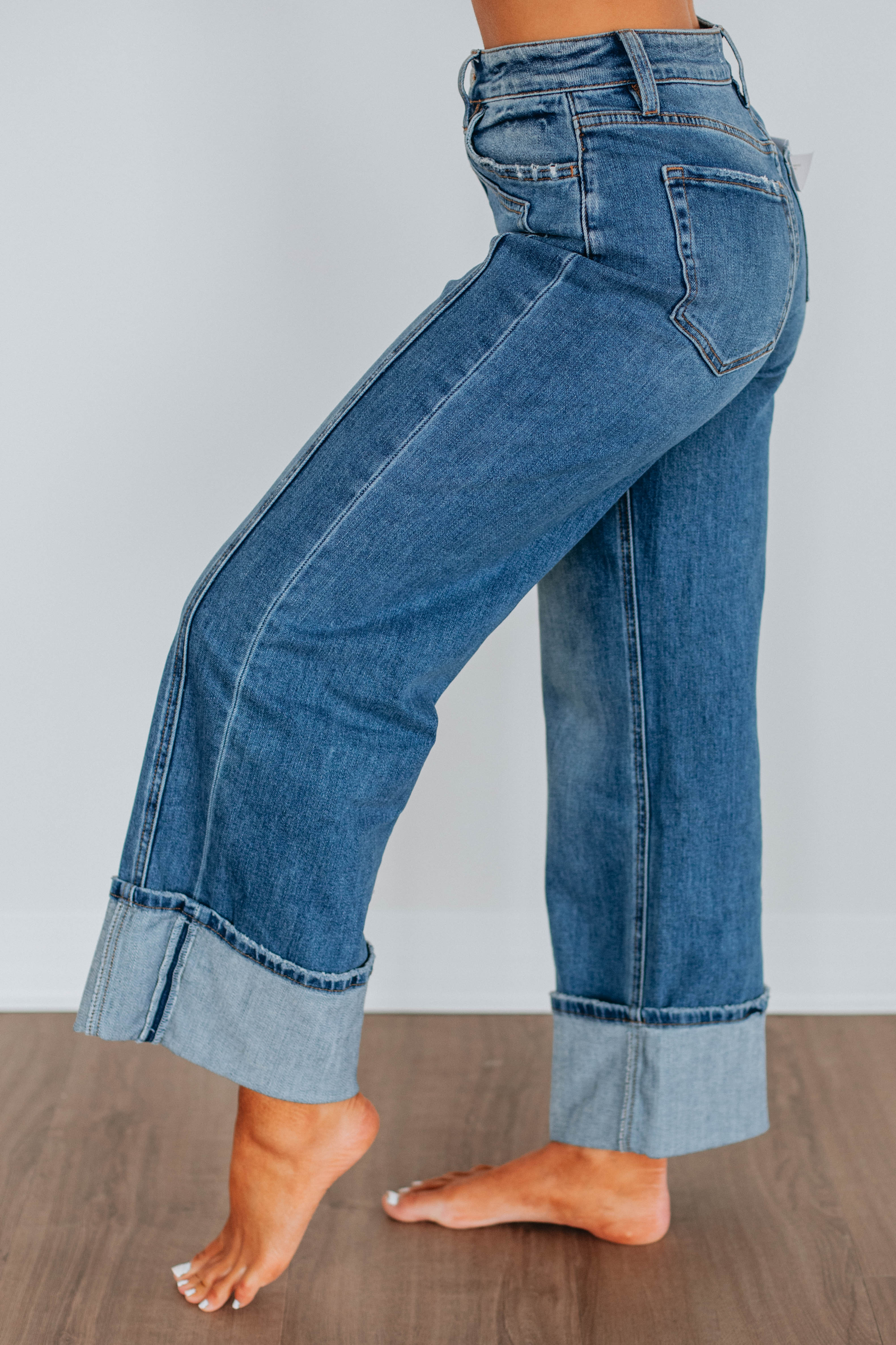 Joree Women's High Waist Stretch Flying Monkey Jeans - Comfortable Skinny Denim Pants for Casual Wear & Night Out