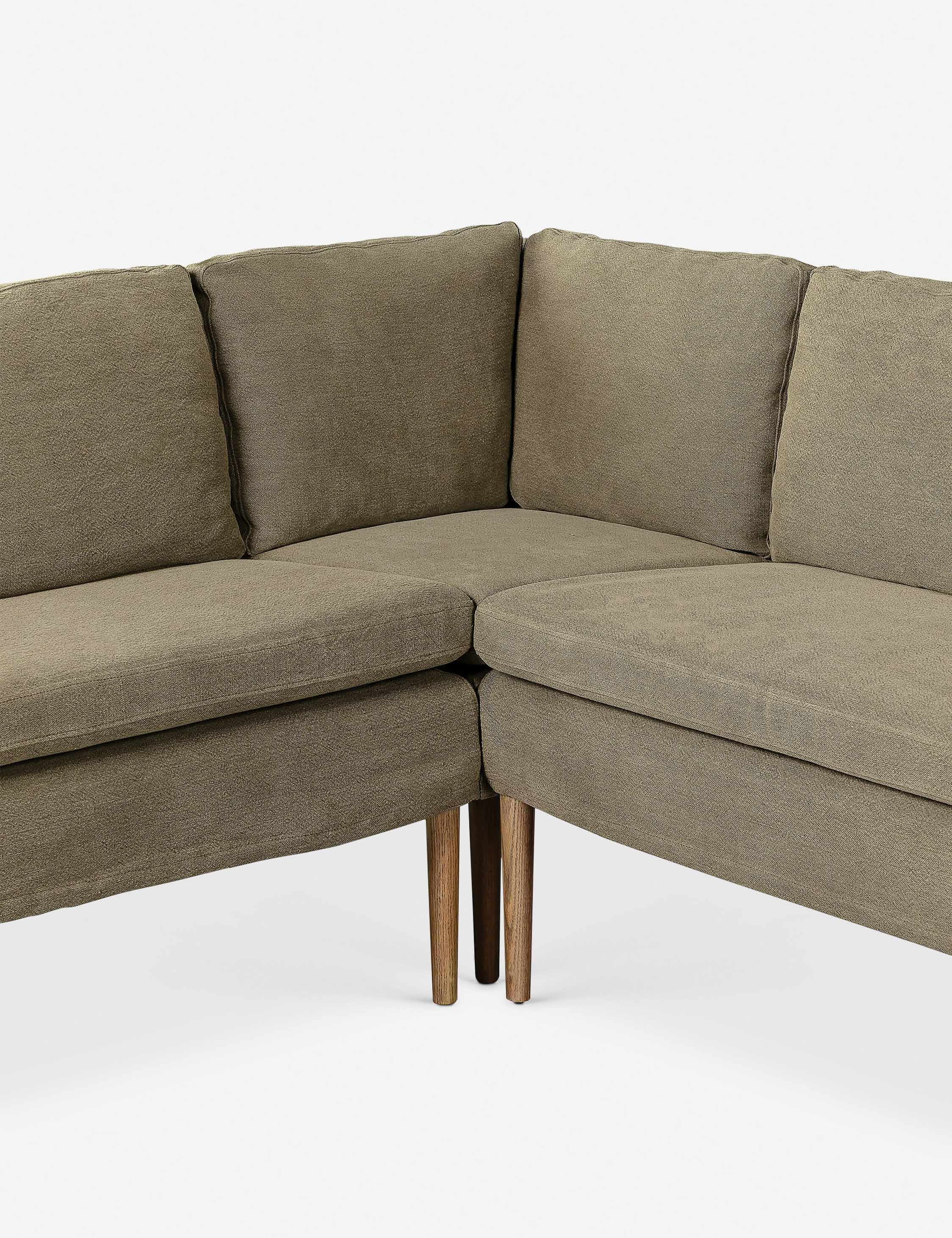 Aurelia Dining Banquette by Amber Lewis x Four Hands - Modern Upholstered Bench for Dining Room, Kitchen Nook & Entryway - Perfect for Small Space Seating and Stylish Home Decor