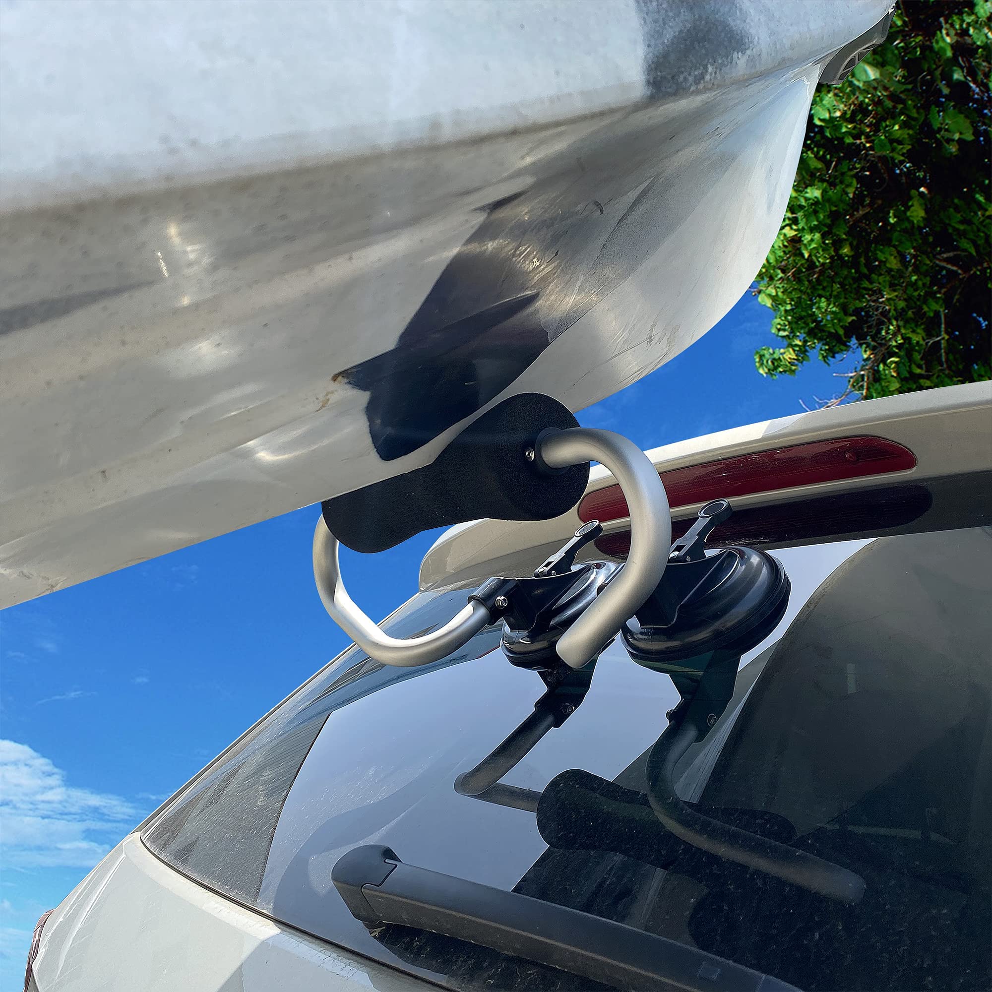 **Kayak Roller - Kayak Loader Assist with Suction Cup Mount for Car Rear Loading - Easy Kayak Transport for SUVs, Trucks & Boats**