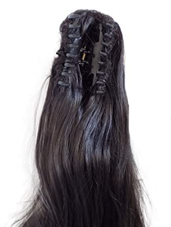 Baal Brown Synthetic Curly Wavy Ponytail Hair Extension for Women & Girls - Instant Long Hair for Parties, Cosplay & Daily Styling