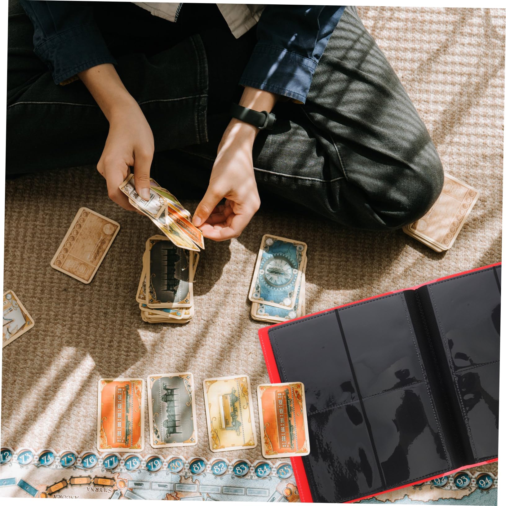 Yardwe 2-Pack Trading Card Binder - Game Card Collection Book with Plastic Sleeves for Collectors | Perfect for Pokemon, MTG, and Sports Card Storage & Organization | Great for Gaming Tournaments, Collectible Display, and Card Protection