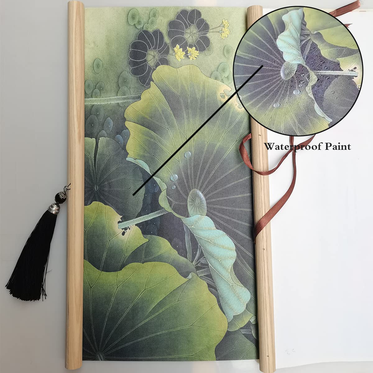 EAPEY Japanese Hanging Scrolls - Traditional Asian Wall Art Decor for Living Room, Bedroom & Office - Hand Painted Japanese Scrolls & Chinese Wall Hangings for Home Decoration