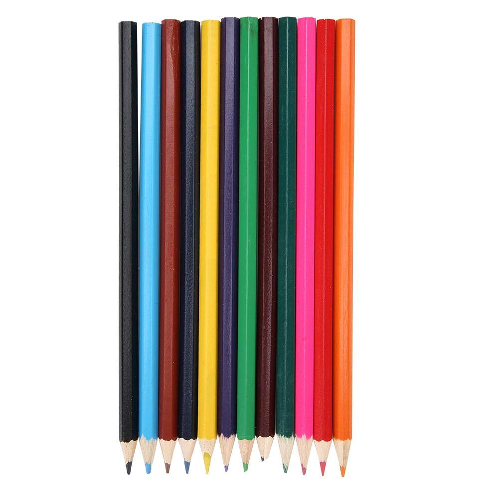 GLOGLOW 24-Piece Colored Pencils Set - Vibrant Assorted Colors for Drawing, Coloring Books & Art Projects | Perfect for Kids, Students & Artists | Great for School, Home & Creative Activities
